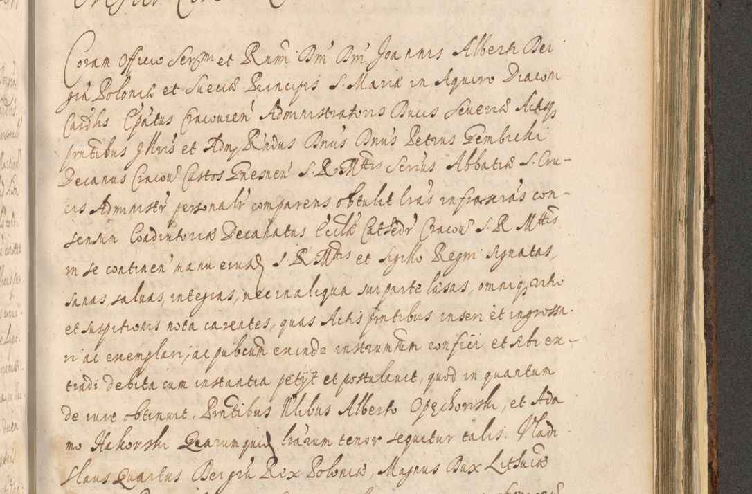 Zdjęcie nr 1219 dla obiektu archiwalnego: Acta actorum, institutionum, resignationum, provisionum, decretorum, sententiarum, inscriptionum, testamentorum, confirmationum, ingrossationum, obligationum, quietationum, constitutionum R. D. Andreae Szołdrski, episcopi Kijoviensis, Gnesnensis et Posnaniensis praepositi, cantoris Cracoviensis, Vladislaviensis canonici, R. S. M. secretarii, episcopatus Cracoviensis in spiritualibus er temporalibus deputati anno 1633, 1634 et 1635
