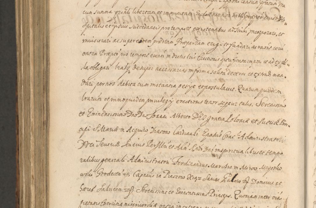 Zdjęcie nr 1606 dla obiektu archiwalnego: Acta actorum, institutionum, resignationum, provisionum, decretorum, sententiarum, inscriptionum, testamentorum, confirmationum, ingrossationum, obligationum, quietationum, constitutionum R. D. Andreae Szołdrski, episcopi Kijoviensis, Gnesnensis et Posnaniensis praepositi, cantoris Cracoviensis, Vladislaviensis canonici, R. S. M. secretarii, episcopatus Cracoviensis in spiritualibus er temporalibus deputati anno 1633, 1634 et 1635