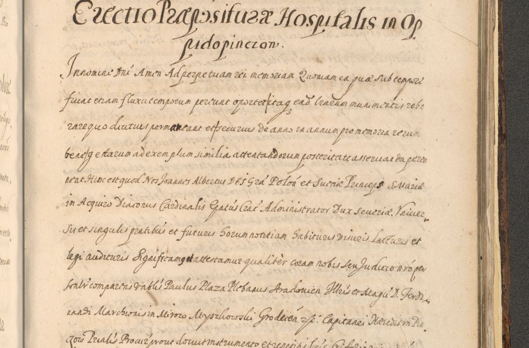 Zdjęcie nr 1605 dla obiektu archiwalnego: Acta actorum, institutionum, resignationum, provisionum, decretorum, sententiarum, inscriptionum, testamentorum, confirmationum, ingrossationum, obligationum, quietationum, constitutionum R. D. Andreae Szołdrski, episcopi Kijoviensis, Gnesnensis et Posnaniensis praepositi, cantoris Cracoviensis, Vladislaviensis canonici, R. S. M. secretarii, episcopatus Cracoviensis in spiritualibus er temporalibus deputati anno 1633, 1634 et 1635