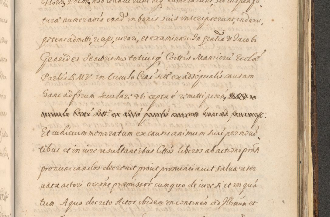 Zdjęcie nr 1601 dla obiektu archiwalnego: Acta actorum, institutionum, resignationum, provisionum, decretorum, sententiarum, inscriptionum, testamentorum, confirmationum, ingrossationum, obligationum, quietationum, constitutionum R. D. Andreae Szołdrski, episcopi Kijoviensis, Gnesnensis et Posnaniensis praepositi, cantoris Cracoviensis, Vladislaviensis canonici, R. S. M. secretarii, episcopatus Cracoviensis in spiritualibus er temporalibus deputati anno 1633, 1634 et 1635