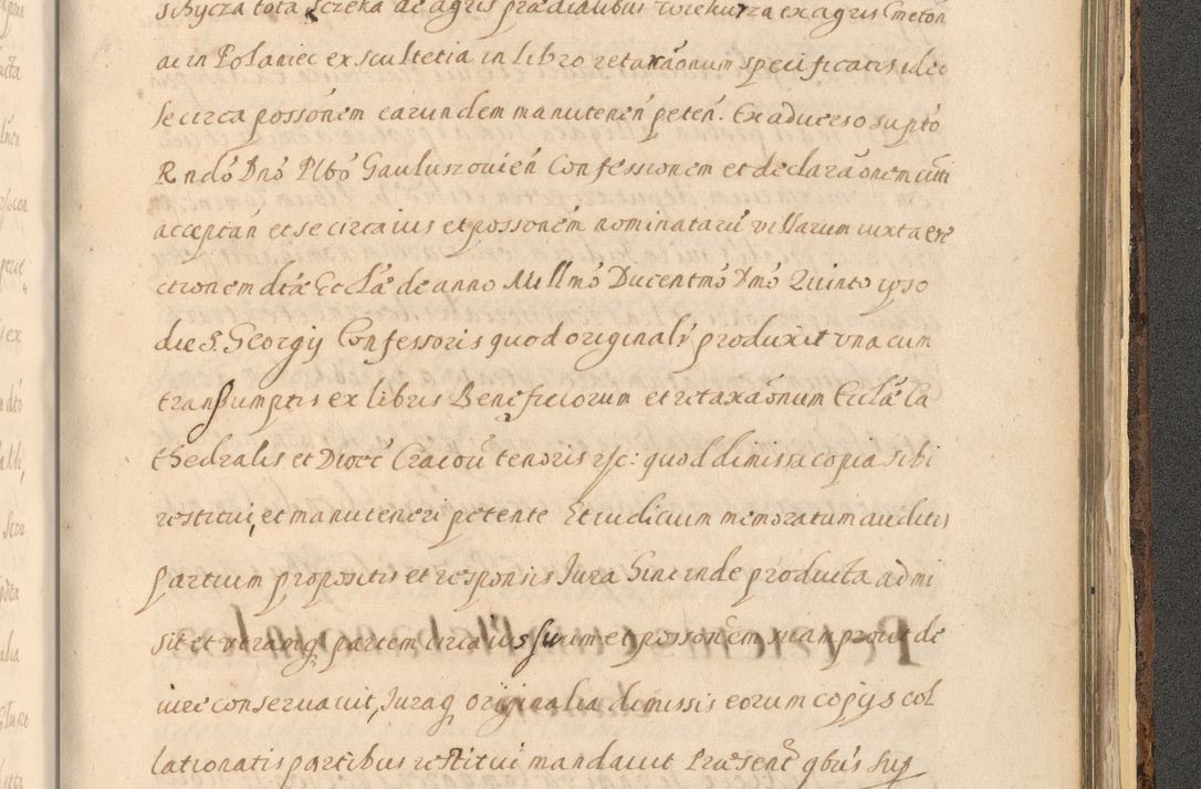 Zdjęcie nr 1581 dla obiektu archiwalnego: Acta actorum, institutionum, resignationum, provisionum, decretorum, sententiarum, inscriptionum, testamentorum, confirmationum, ingrossationum, obligationum, quietationum, constitutionum R. D. Andreae Szołdrski, episcopi Kijoviensis, Gnesnensis et Posnaniensis praepositi, cantoris Cracoviensis, Vladislaviensis canonici, R. S. M. secretarii, episcopatus Cracoviensis in spiritualibus er temporalibus deputati anno 1633, 1634 et 1635