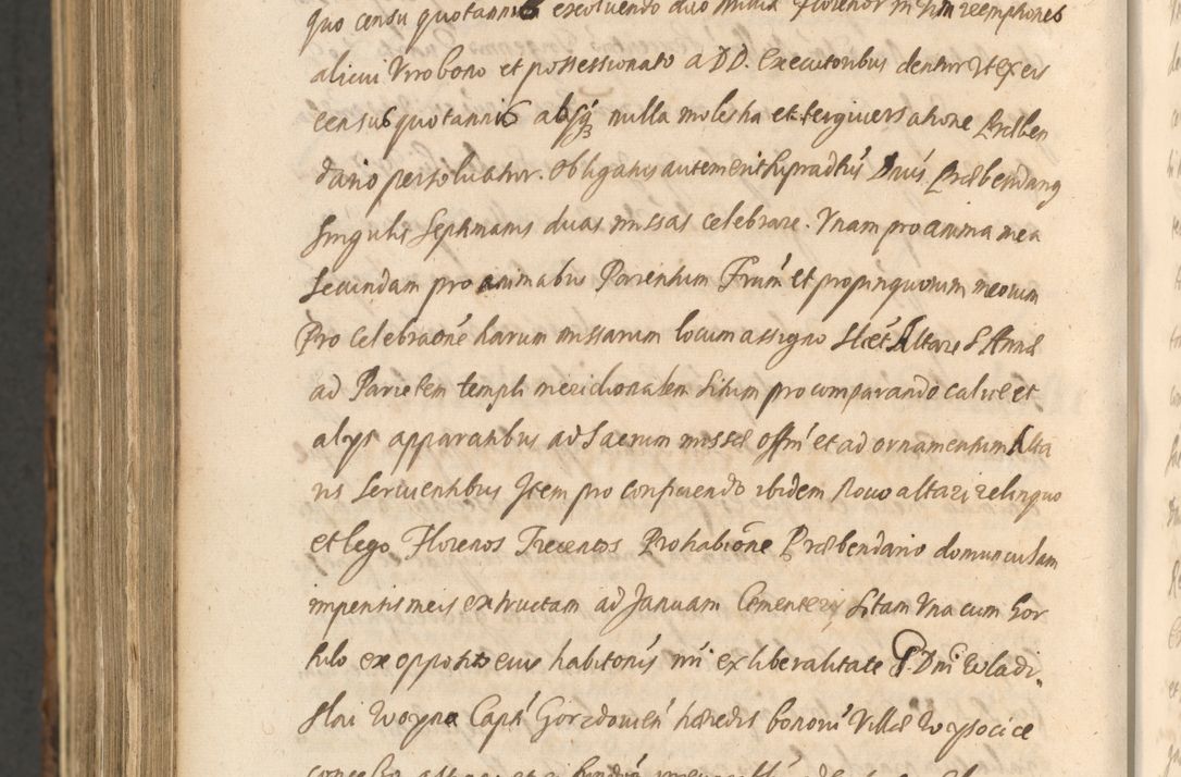 Zdjęcie nr 1570 dla obiektu archiwalnego: Acta actorum, institutionum, resignationum, provisionum, decretorum, sententiarum, inscriptionum, testamentorum, confirmationum, ingrossationum, obligationum, quietationum, constitutionum R. D. Andreae Szołdrski, episcopi Kijoviensis, Gnesnensis et Posnaniensis praepositi, cantoris Cracoviensis, Vladislaviensis canonici, R. S. M. secretarii, episcopatus Cracoviensis in spiritualibus er temporalibus deputati anno 1633, 1634 et 1635