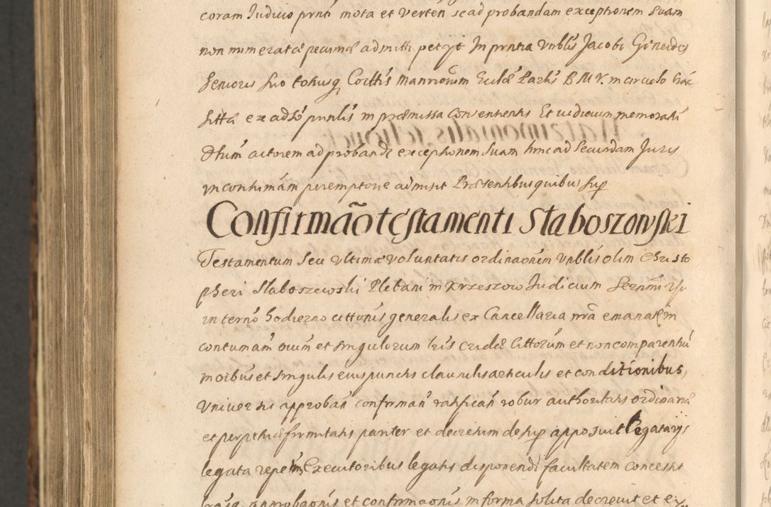 Zdjęcie nr 1566 dla obiektu archiwalnego: Acta actorum, institutionum, resignationum, provisionum, decretorum, sententiarum, inscriptionum, testamentorum, confirmationum, ingrossationum, obligationum, quietationum, constitutionum R. D. Andreae Szołdrski, episcopi Kijoviensis, Gnesnensis et Posnaniensis praepositi, cantoris Cracoviensis, Vladislaviensis canonici, R. S. M. secretarii, episcopatus Cracoviensis in spiritualibus er temporalibus deputati anno 1633, 1634 et 1635