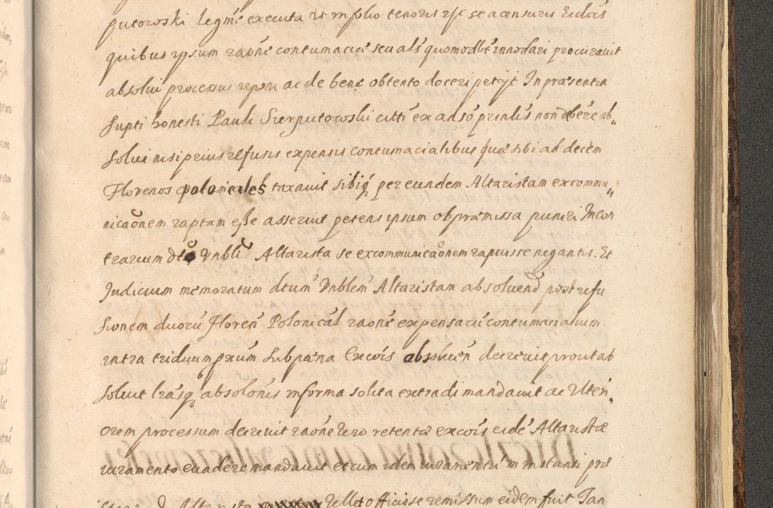 Zdjęcie nr 1563 dla obiektu archiwalnego: Acta actorum, institutionum, resignationum, provisionum, decretorum, sententiarum, inscriptionum, testamentorum, confirmationum, ingrossationum, obligationum, quietationum, constitutionum R. D. Andreae Szołdrski, episcopi Kijoviensis, Gnesnensis et Posnaniensis praepositi, cantoris Cracoviensis, Vladislaviensis canonici, R. S. M. secretarii, episcopatus Cracoviensis in spiritualibus er temporalibus deputati anno 1633, 1634 et 1635