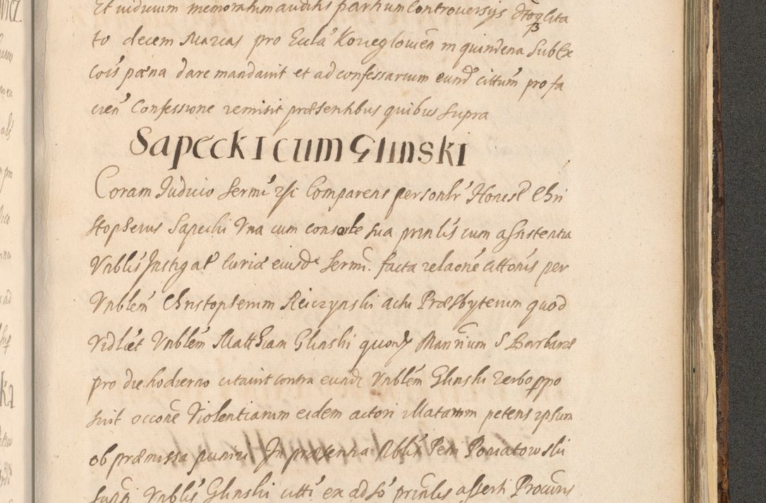 Zdjęcie nr 1541 dla obiektu archiwalnego: Acta actorum, institutionum, resignationum, provisionum, decretorum, sententiarum, inscriptionum, testamentorum, confirmationum, ingrossationum, obligationum, quietationum, constitutionum R. D. Andreae Szołdrski, episcopi Kijoviensis, Gnesnensis et Posnaniensis praepositi, cantoris Cracoviensis, Vladislaviensis canonici, R. S. M. secretarii, episcopatus Cracoviensis in spiritualibus er temporalibus deputati anno 1633, 1634 et 1635