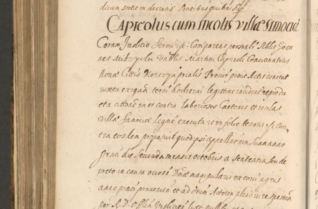 Zdjęcie nr 1538 dla obiektu archiwalnego: Acta actorum, institutionum, resignationum, provisionum, decretorum, sententiarum, inscriptionum, testamentorum, confirmationum, ingrossationum, obligationum, quietationum, constitutionum R. D. Andreae Szołdrski, episcopi Kijoviensis, Gnesnensis et Posnaniensis praepositi, cantoris Cracoviensis, Vladislaviensis canonici, R. S. M. secretarii, episcopatus Cracoviensis in spiritualibus er temporalibus deputati anno 1633, 1634 et 1635