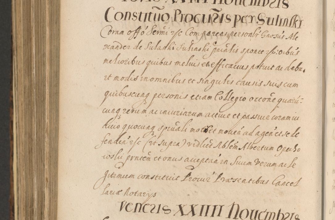 Zdjęcie nr 1536 dla obiektu archiwalnego: Acta actorum, institutionum, resignationum, provisionum, decretorum, sententiarum, inscriptionum, testamentorum, confirmationum, ingrossationum, obligationum, quietationum, constitutionum R. D. Andreae Szołdrski, episcopi Kijoviensis, Gnesnensis et Posnaniensis praepositi, cantoris Cracoviensis, Vladislaviensis canonici, R. S. M. secretarii, episcopatus Cracoviensis in spiritualibus er temporalibus deputati anno 1633, 1634 et 1635