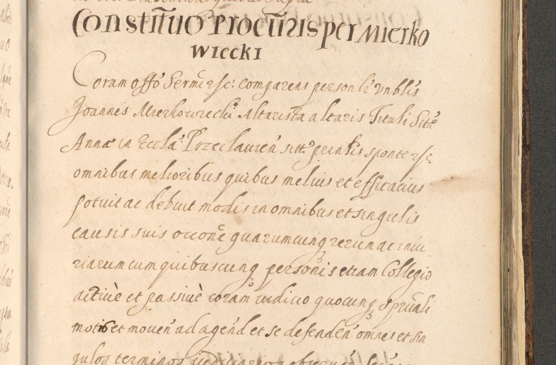 Zdjęcie nr 1535 dla obiektu archiwalnego: Acta actorum, institutionum, resignationum, provisionum, decretorum, sententiarum, inscriptionum, testamentorum, confirmationum, ingrossationum, obligationum, quietationum, constitutionum R. D. Andreae Szołdrski, episcopi Kijoviensis, Gnesnensis et Posnaniensis praepositi, cantoris Cracoviensis, Vladislaviensis canonici, R. S. M. secretarii, episcopatus Cracoviensis in spiritualibus er temporalibus deputati anno 1633, 1634 et 1635