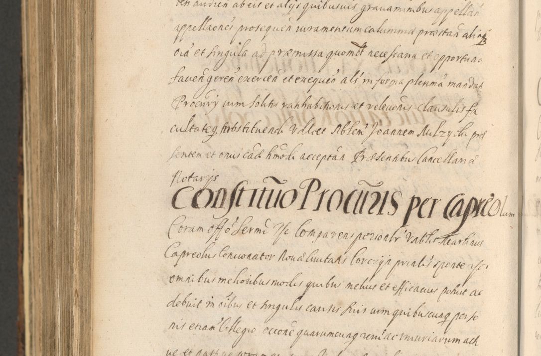 Zdjęcie nr 1520 dla obiektu archiwalnego: Acta actorum, institutionum, resignationum, provisionum, decretorum, sententiarum, inscriptionum, testamentorum, confirmationum, ingrossationum, obligationum, quietationum, constitutionum R. D. Andreae Szołdrski, episcopi Kijoviensis, Gnesnensis et Posnaniensis praepositi, cantoris Cracoviensis, Vladislaviensis canonici, R. S. M. secretarii, episcopatus Cracoviensis in spiritualibus er temporalibus deputati anno 1633, 1634 et 1635