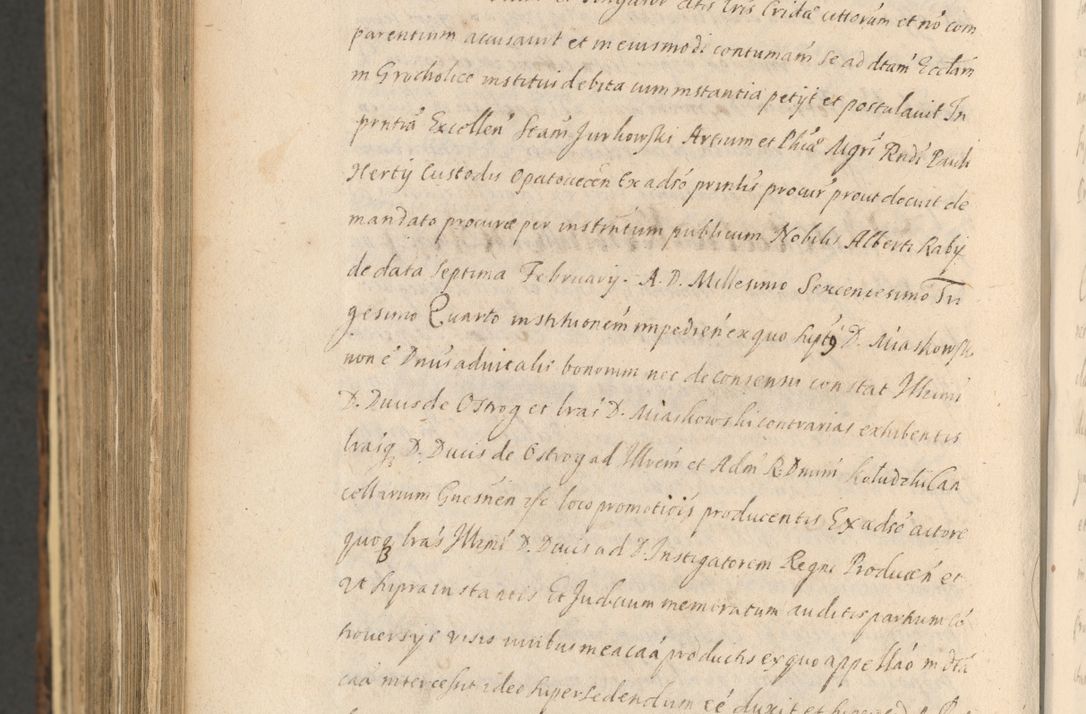 Zdjęcie nr 1518 dla obiektu archiwalnego: Acta actorum, institutionum, resignationum, provisionum, decretorum, sententiarum, inscriptionum, testamentorum, confirmationum, ingrossationum, obligationum, quietationum, constitutionum R. D. Andreae Szołdrski, episcopi Kijoviensis, Gnesnensis et Posnaniensis praepositi, cantoris Cracoviensis, Vladislaviensis canonici, R. S. M. secretarii, episcopatus Cracoviensis in spiritualibus er temporalibus deputati anno 1633, 1634 et 1635