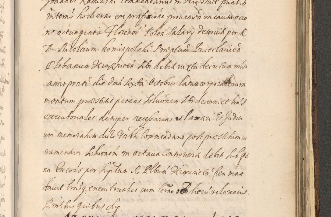 Zdjęcie nr 1513 dla obiektu archiwalnego: Acta actorum, institutionum, resignationum, provisionum, decretorum, sententiarum, inscriptionum, testamentorum, confirmationum, ingrossationum, obligationum, quietationum, constitutionum R. D. Andreae Szołdrski, episcopi Kijoviensis, Gnesnensis et Posnaniensis praepositi, cantoris Cracoviensis, Vladislaviensis canonici, R. S. M. secretarii, episcopatus Cracoviensis in spiritualibus er temporalibus deputati anno 1633, 1634 et 1635