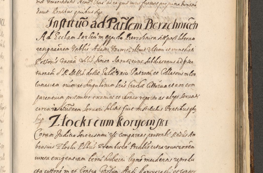 Zdjęcie nr 1511 dla obiektu archiwalnego: Acta actorum, institutionum, resignationum, provisionum, decretorum, sententiarum, inscriptionum, testamentorum, confirmationum, ingrossationum, obligationum, quietationum, constitutionum R. D. Andreae Szołdrski, episcopi Kijoviensis, Gnesnensis et Posnaniensis praepositi, cantoris Cracoviensis, Vladislaviensis canonici, R. S. M. secretarii, episcopatus Cracoviensis in spiritualibus er temporalibus deputati anno 1633, 1634 et 1635