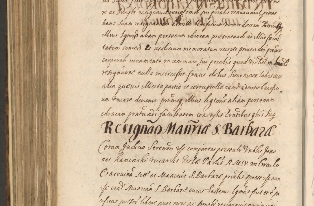 Zdjęcie nr 1508 dla obiektu archiwalnego: Acta actorum, institutionum, resignationum, provisionum, decretorum, sententiarum, inscriptionum, testamentorum, confirmationum, ingrossationum, obligationum, quietationum, constitutionum R. D. Andreae Szołdrski, episcopi Kijoviensis, Gnesnensis et Posnaniensis praepositi, cantoris Cracoviensis, Vladislaviensis canonici, R. S. M. secretarii, episcopatus Cracoviensis in spiritualibus er temporalibus deputati anno 1633, 1634 et 1635