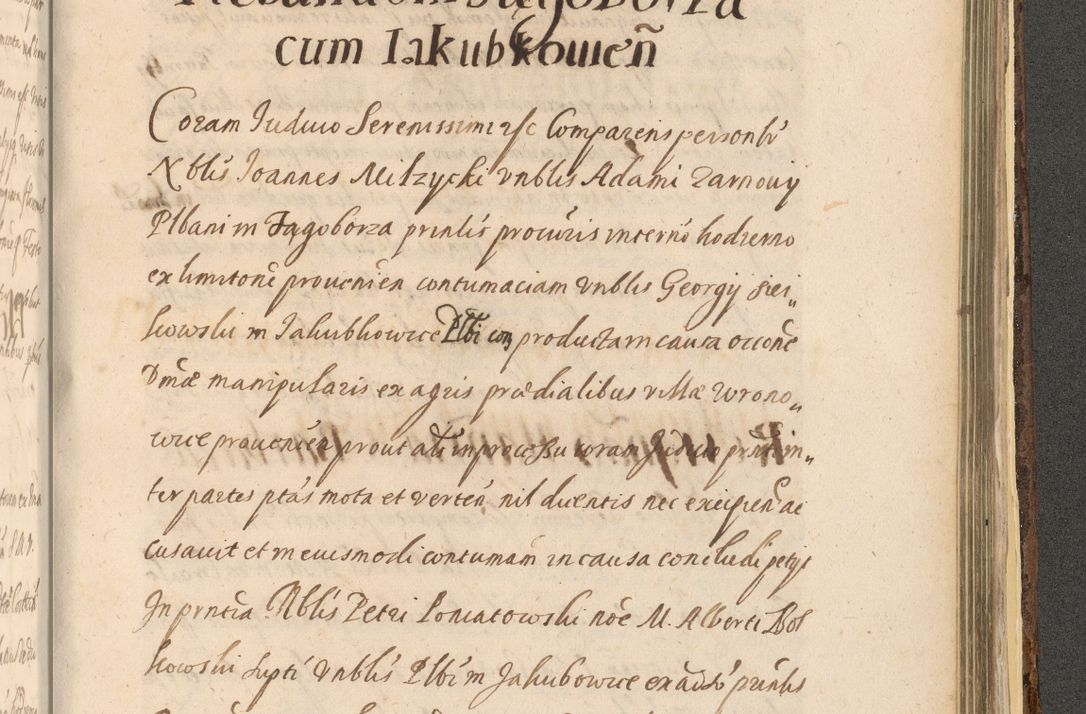 Zdjęcie nr 1507 dla obiektu archiwalnego: Acta actorum, institutionum, resignationum, provisionum, decretorum, sententiarum, inscriptionum, testamentorum, confirmationum, ingrossationum, obligationum, quietationum, constitutionum R. D. Andreae Szołdrski, episcopi Kijoviensis, Gnesnensis et Posnaniensis praepositi, cantoris Cracoviensis, Vladislaviensis canonici, R. S. M. secretarii, episcopatus Cracoviensis in spiritualibus er temporalibus deputati anno 1633, 1634 et 1635