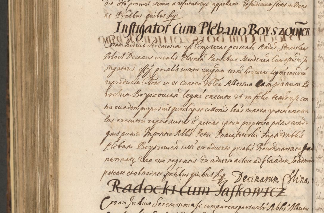 Zdjęcie nr 1502 dla obiektu archiwalnego: Acta actorum, institutionum, resignationum, provisionum, decretorum, sententiarum, inscriptionum, testamentorum, confirmationum, ingrossationum, obligationum, quietationum, constitutionum R. D. Andreae Szołdrski, episcopi Kijoviensis, Gnesnensis et Posnaniensis praepositi, cantoris Cracoviensis, Vladislaviensis canonici, R. S. M. secretarii, episcopatus Cracoviensis in spiritualibus er temporalibus deputati anno 1633, 1634 et 1635