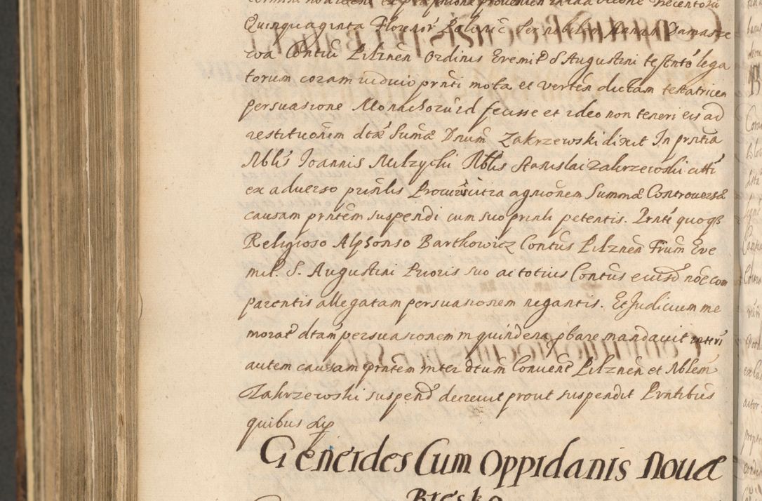 Zdjęcie nr 1500 dla obiektu archiwalnego: Acta actorum, institutionum, resignationum, provisionum, decretorum, sententiarum, inscriptionum, testamentorum, confirmationum, ingrossationum, obligationum, quietationum, constitutionum R. D. Andreae Szołdrski, episcopi Kijoviensis, Gnesnensis et Posnaniensis praepositi, cantoris Cracoviensis, Vladislaviensis canonici, R. S. M. secretarii, episcopatus Cracoviensis in spiritualibus er temporalibus deputati anno 1633, 1634 et 1635