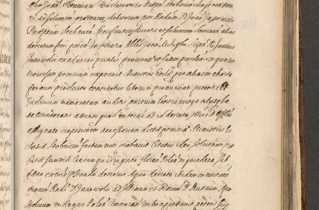 Zdjęcie nr 1495 dla obiektu archiwalnego: Acta actorum, institutionum, resignationum, provisionum, decretorum, sententiarum, inscriptionum, testamentorum, confirmationum, ingrossationum, obligationum, quietationum, constitutionum R. D. Andreae Szołdrski, episcopi Kijoviensis, Gnesnensis et Posnaniensis praepositi, cantoris Cracoviensis, Vladislaviensis canonici, R. S. M. secretarii, episcopatus Cracoviensis in spiritualibus er temporalibus deputati anno 1633, 1634 et 1635