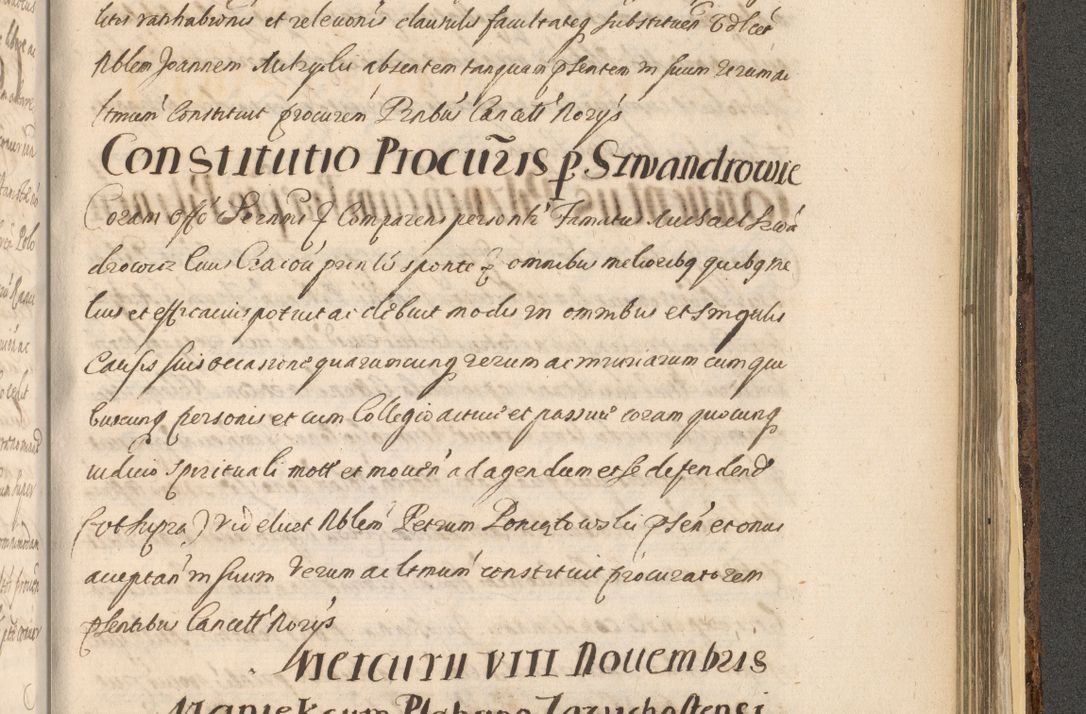 Zdjęcie nr 1493 dla obiektu archiwalnego: Acta actorum, institutionum, resignationum, provisionum, decretorum, sententiarum, inscriptionum, testamentorum, confirmationum, ingrossationum, obligationum, quietationum, constitutionum R. D. Andreae Szołdrski, episcopi Kijoviensis, Gnesnensis et Posnaniensis praepositi, cantoris Cracoviensis, Vladislaviensis canonici, R. S. M. secretarii, episcopatus Cracoviensis in spiritualibus er temporalibus deputati anno 1633, 1634 et 1635