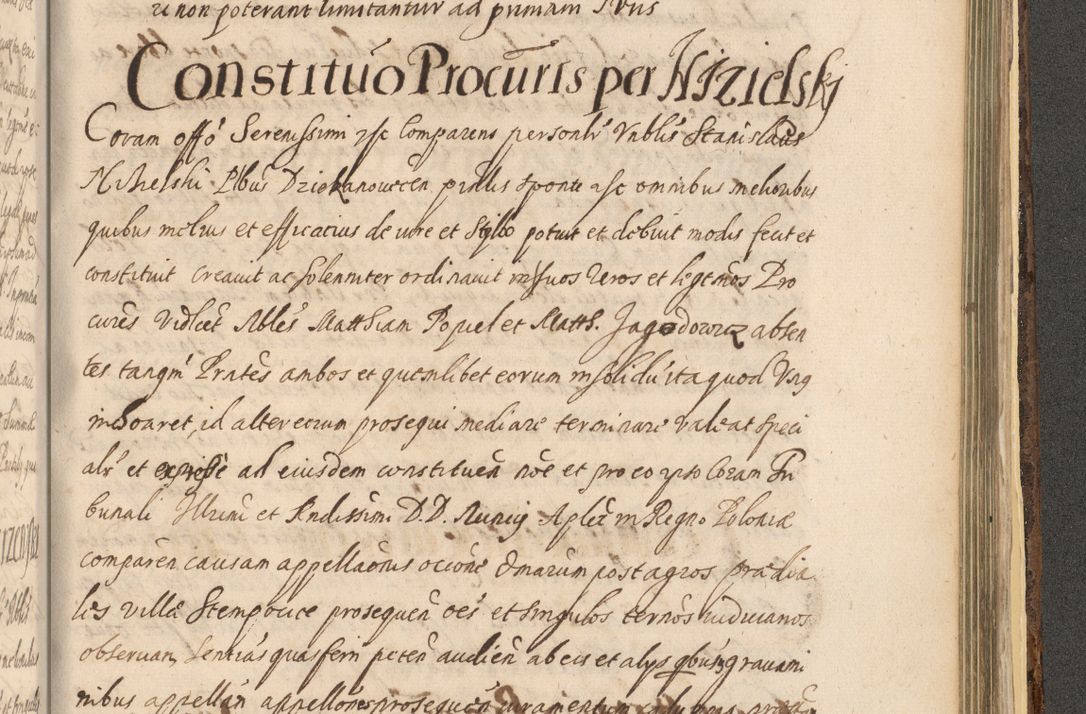 Zdjęcie nr 1491 dla obiektu archiwalnego: Acta actorum, institutionum, resignationum, provisionum, decretorum, sententiarum, inscriptionum, testamentorum, confirmationum, ingrossationum, obligationum, quietationum, constitutionum R. D. Andreae Szołdrski, episcopi Kijoviensis, Gnesnensis et Posnaniensis praepositi, cantoris Cracoviensis, Vladislaviensis canonici, R. S. M. secretarii, episcopatus Cracoviensis in spiritualibus er temporalibus deputati anno 1633, 1634 et 1635