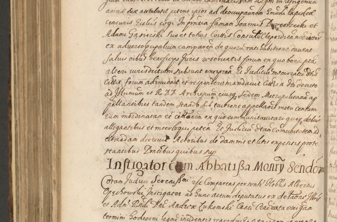 Zdjęcie nr 1488 dla obiektu archiwalnego: Acta actorum, institutionum, resignationum, provisionum, decretorum, sententiarum, inscriptionum, testamentorum, confirmationum, ingrossationum, obligationum, quietationum, constitutionum R. D. Andreae Szołdrski, episcopi Kijoviensis, Gnesnensis et Posnaniensis praepositi, cantoris Cracoviensis, Vladislaviensis canonici, R. S. M. secretarii, episcopatus Cracoviensis in spiritualibus er temporalibus deputati anno 1633, 1634 et 1635