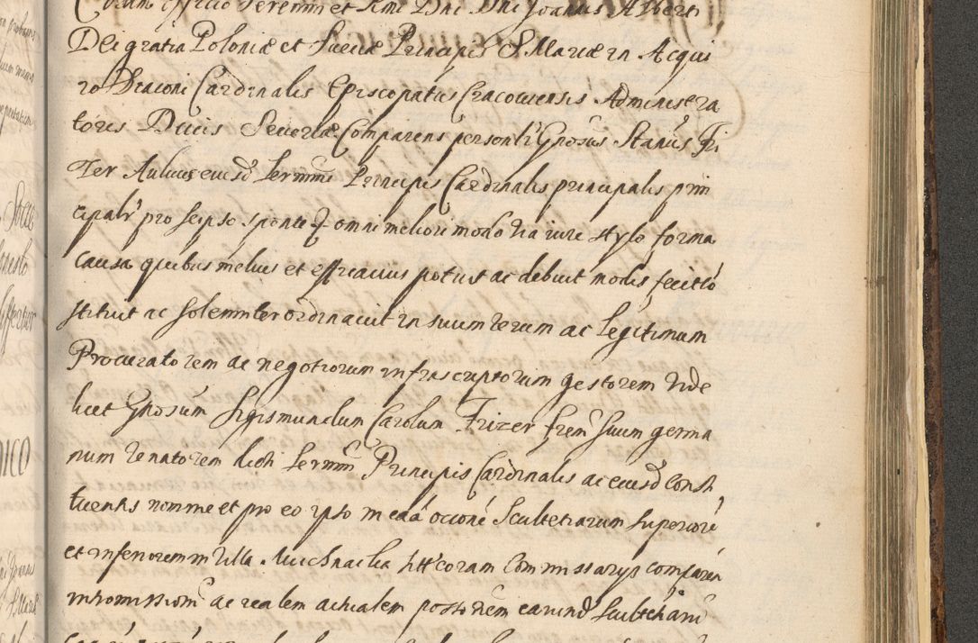 Zdjęcie nr 1481 dla obiektu archiwalnego: Acta actorum, institutionum, resignationum, provisionum, decretorum, sententiarum, inscriptionum, testamentorum, confirmationum, ingrossationum, obligationum, quietationum, constitutionum R. D. Andreae Szołdrski, episcopi Kijoviensis, Gnesnensis et Posnaniensis praepositi, cantoris Cracoviensis, Vladislaviensis canonici, R. S. M. secretarii, episcopatus Cracoviensis in spiritualibus er temporalibus deputati anno 1633, 1634 et 1635