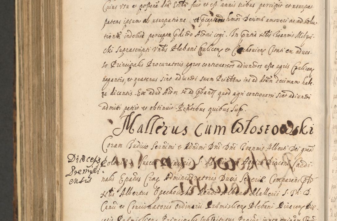 Zdjęcie nr 1470 dla obiektu archiwalnego: Acta actorum, institutionum, resignationum, provisionum, decretorum, sententiarum, inscriptionum, testamentorum, confirmationum, ingrossationum, obligationum, quietationum, constitutionum R. D. Andreae Szołdrski, episcopi Kijoviensis, Gnesnensis et Posnaniensis praepositi, cantoris Cracoviensis, Vladislaviensis canonici, R. S. M. secretarii, episcopatus Cracoviensis in spiritualibus er temporalibus deputati anno 1633, 1634 et 1635