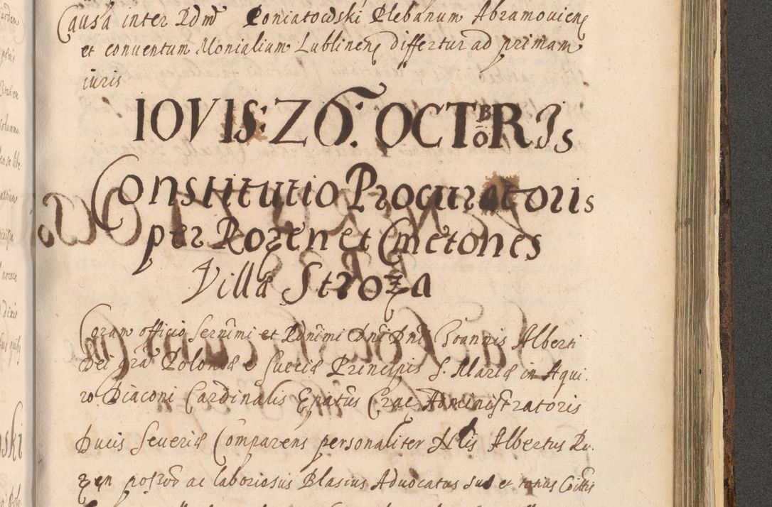 Zdjęcie nr 1465 dla obiektu archiwalnego: Acta actorum, institutionum, resignationum, provisionum, decretorum, sententiarum, inscriptionum, testamentorum, confirmationum, ingrossationum, obligationum, quietationum, constitutionum R. D. Andreae Szołdrski, episcopi Kijoviensis, Gnesnensis et Posnaniensis praepositi, cantoris Cracoviensis, Vladislaviensis canonici, R. S. M. secretarii, episcopatus Cracoviensis in spiritualibus er temporalibus deputati anno 1633, 1634 et 1635