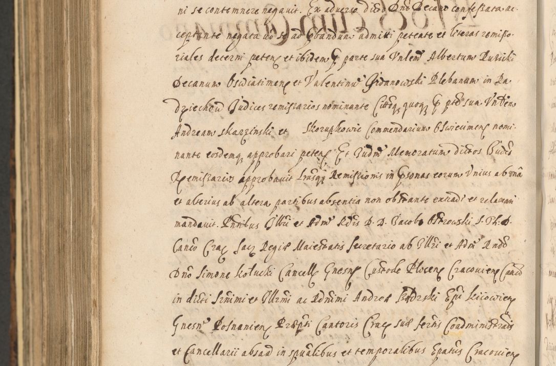 Zdjęcie nr 1462 dla obiektu archiwalnego: Acta actorum, institutionum, resignationum, provisionum, decretorum, sententiarum, inscriptionum, testamentorum, confirmationum, ingrossationum, obligationum, quietationum, constitutionum R. D. Andreae Szołdrski, episcopi Kijoviensis, Gnesnensis et Posnaniensis praepositi, cantoris Cracoviensis, Vladislaviensis canonici, R. S. M. secretarii, episcopatus Cracoviensis in spiritualibus er temporalibus deputati anno 1633, 1634 et 1635