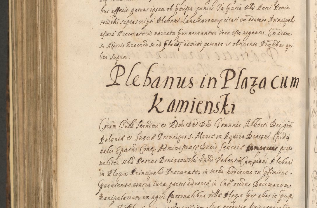 Zdjęcie nr 1458 dla obiektu archiwalnego: Acta actorum, institutionum, resignationum, provisionum, decretorum, sententiarum, inscriptionum, testamentorum, confirmationum, ingrossationum, obligationum, quietationum, constitutionum R. D. Andreae Szołdrski, episcopi Kijoviensis, Gnesnensis et Posnaniensis praepositi, cantoris Cracoviensis, Vladislaviensis canonici, R. S. M. secretarii, episcopatus Cracoviensis in spiritualibus er temporalibus deputati anno 1633, 1634 et 1635