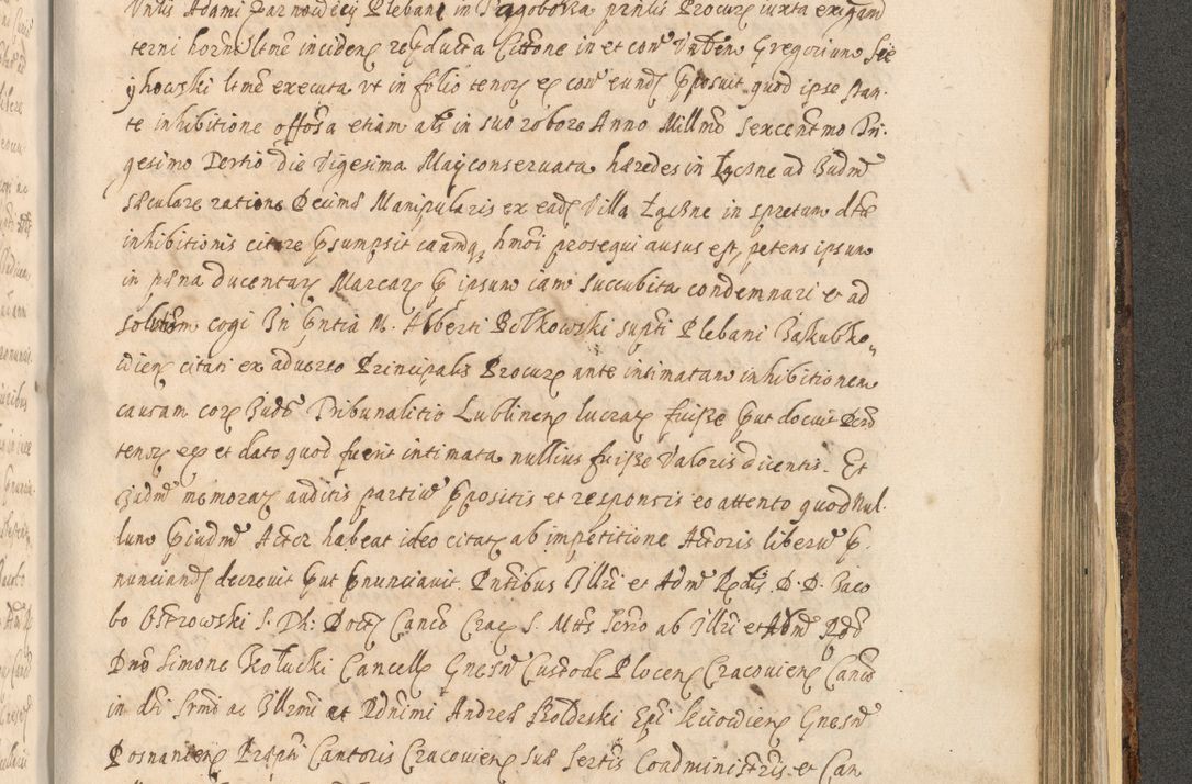 Zdjęcie nr 1453 dla obiektu archiwalnego: Acta actorum, institutionum, resignationum, provisionum, decretorum, sententiarum, inscriptionum, testamentorum, confirmationum, ingrossationum, obligationum, quietationum, constitutionum R. D. Andreae Szołdrski, episcopi Kijoviensis, Gnesnensis et Posnaniensis praepositi, cantoris Cracoviensis, Vladislaviensis canonici, R. S. M. secretarii, episcopatus Cracoviensis in spiritualibus er temporalibus deputati anno 1633, 1634 et 1635