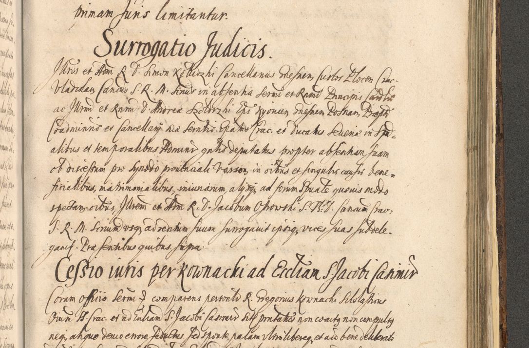 Zdjęcie nr 1441 dla obiektu archiwalnego: Acta actorum, institutionum, resignationum, provisionum, decretorum, sententiarum, inscriptionum, testamentorum, confirmationum, ingrossationum, obligationum, quietationum, constitutionum R. D. Andreae Szołdrski, episcopi Kijoviensis, Gnesnensis et Posnaniensis praepositi, cantoris Cracoviensis, Vladislaviensis canonici, R. S. M. secretarii, episcopatus Cracoviensis in spiritualibus er temporalibus deputati anno 1633, 1634 et 1635