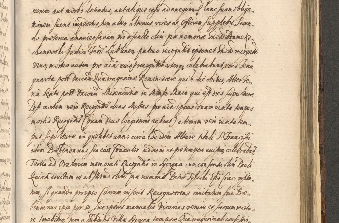 Zdjęcie nr 1437 dla obiektu archiwalnego: Acta actorum, institutionum, resignationum, provisionum, decretorum, sententiarum, inscriptionum, testamentorum, confirmationum, ingrossationum, obligationum, quietationum, constitutionum R. D. Andreae Szołdrski, episcopi Kijoviensis, Gnesnensis et Posnaniensis praepositi, cantoris Cracoviensis, Vladislaviensis canonici, R. S. M. secretarii, episcopatus Cracoviensis in spiritualibus er temporalibus deputati anno 1633, 1634 et 1635