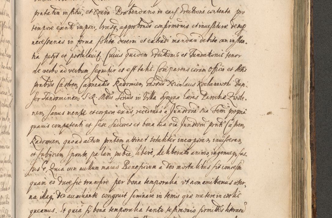 Zdjęcie nr 1431 dla obiektu archiwalnego: Acta actorum, institutionum, resignationum, provisionum, decretorum, sententiarum, inscriptionum, testamentorum, confirmationum, ingrossationum, obligationum, quietationum, constitutionum R. D. Andreae Szołdrski, episcopi Kijoviensis, Gnesnensis et Posnaniensis praepositi, cantoris Cracoviensis, Vladislaviensis canonici, R. S. M. secretarii, episcopatus Cracoviensis in spiritualibus er temporalibus deputati anno 1633, 1634 et 1635