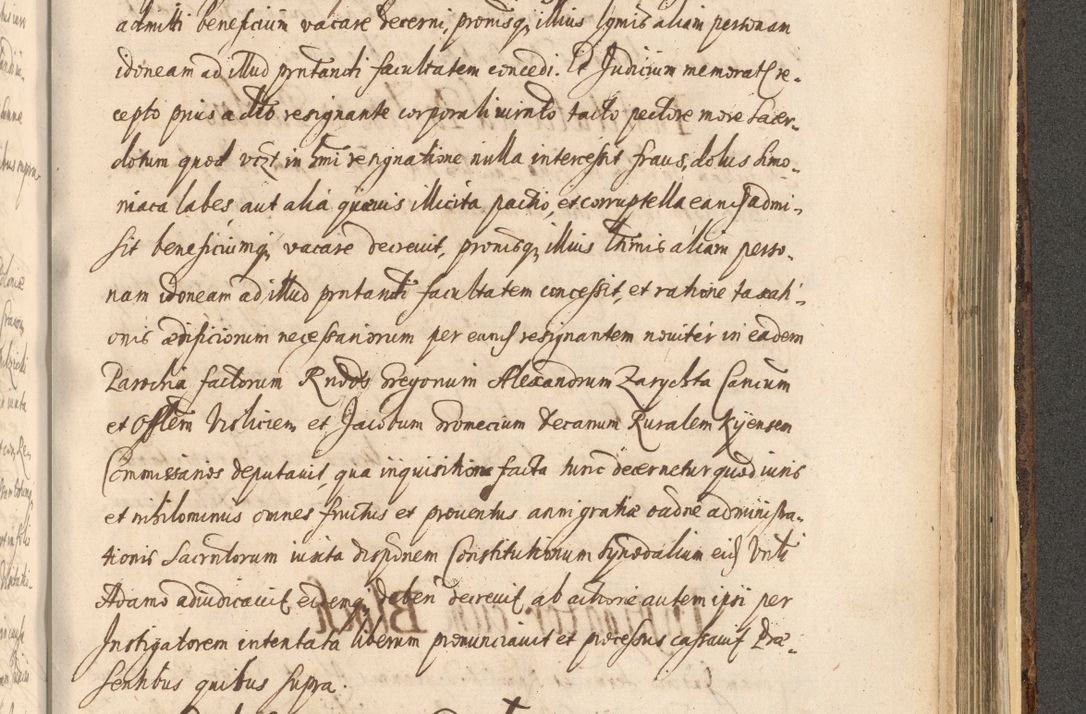 Zdjęcie nr 1427 dla obiektu archiwalnego: Acta actorum, institutionum, resignationum, provisionum, decretorum, sententiarum, inscriptionum, testamentorum, confirmationum, ingrossationum, obligationum, quietationum, constitutionum R. D. Andreae Szołdrski, episcopi Kijoviensis, Gnesnensis et Posnaniensis praepositi, cantoris Cracoviensis, Vladislaviensis canonici, R. S. M. secretarii, episcopatus Cracoviensis in spiritualibus er temporalibus deputati anno 1633, 1634 et 1635