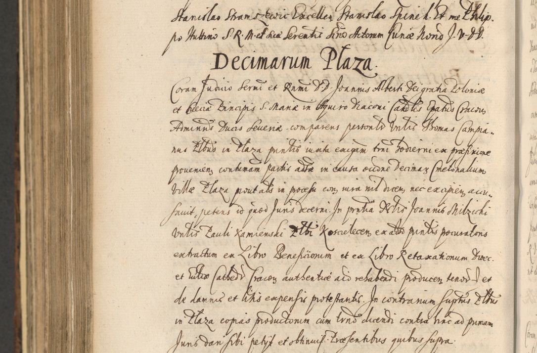Zdjęcie nr 1422 dla obiektu archiwalnego: Acta actorum, institutionum, resignationum, provisionum, decretorum, sententiarum, inscriptionum, testamentorum, confirmationum, ingrossationum, obligationum, quietationum, constitutionum R. D. Andreae Szołdrski, episcopi Kijoviensis, Gnesnensis et Posnaniensis praepositi, cantoris Cracoviensis, Vladislaviensis canonici, R. S. M. secretarii, episcopatus Cracoviensis in spiritualibus er temporalibus deputati anno 1633, 1634 et 1635