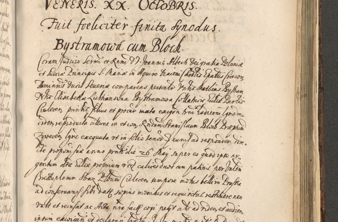 Zdjęcie nr 1421 dla obiektu archiwalnego: Acta actorum, institutionum, resignationum, provisionum, decretorum, sententiarum, inscriptionum, testamentorum, confirmationum, ingrossationum, obligationum, quietationum, constitutionum R. D. Andreae Szołdrski, episcopi Kijoviensis, Gnesnensis et Posnaniensis praepositi, cantoris Cracoviensis, Vladislaviensis canonici, R. S. M. secretarii, episcopatus Cracoviensis in spiritualibus er temporalibus deputati anno 1633, 1634 et 1635