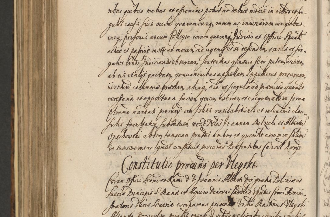 Zdjęcie nr 1420 dla obiektu archiwalnego: Acta actorum, institutionum, resignationum, provisionum, decretorum, sententiarum, inscriptionum, testamentorum, confirmationum, ingrossationum, obligationum, quietationum, constitutionum R. D. Andreae Szołdrski, episcopi Kijoviensis, Gnesnensis et Posnaniensis praepositi, cantoris Cracoviensis, Vladislaviensis canonici, R. S. M. secretarii, episcopatus Cracoviensis in spiritualibus er temporalibus deputati anno 1633, 1634 et 1635
