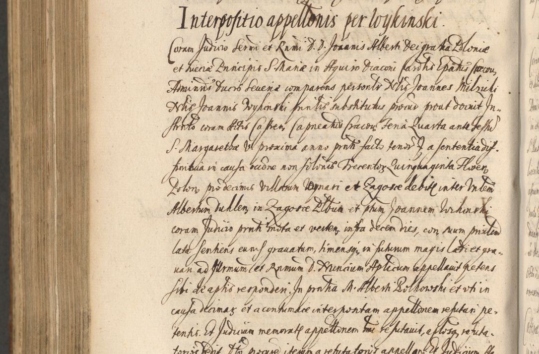 Zdjęcie nr 1418 dla obiektu archiwalnego: Acta actorum, institutionum, resignationum, provisionum, decretorum, sententiarum, inscriptionum, testamentorum, confirmationum, ingrossationum, obligationum, quietationum, constitutionum R. D. Andreae Szołdrski, episcopi Kijoviensis, Gnesnensis et Posnaniensis praepositi, cantoris Cracoviensis, Vladislaviensis canonici, R. S. M. secretarii, episcopatus Cracoviensis in spiritualibus er temporalibus deputati anno 1633, 1634 et 1635