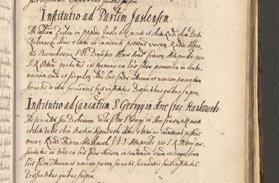 Zdjęcie nr 1417 dla obiektu archiwalnego: Acta actorum, institutionum, resignationum, provisionum, decretorum, sententiarum, inscriptionum, testamentorum, confirmationum, ingrossationum, obligationum, quietationum, constitutionum R. D. Andreae Szołdrski, episcopi Kijoviensis, Gnesnensis et Posnaniensis praepositi, cantoris Cracoviensis, Vladislaviensis canonici, R. S. M. secretarii, episcopatus Cracoviensis in spiritualibus er temporalibus deputati anno 1633, 1634 et 1635