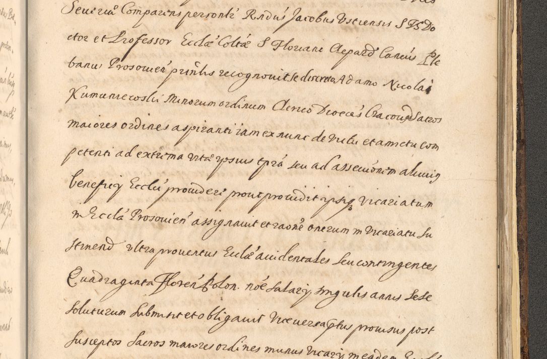 Zdjęcie nr 1615 dla obiektu archiwalnego: Acta actorum, institutionum, resignationum, provisionum, decretorum, sententiarum, inscriptionum, testamentorum, confirmationum, ingrossationum, obligationum, quietationum, constitutionum R. D. Andreae Szołdrski, episcopi Kijoviensis, Gnesnensis et Posnaniensis praepositi, cantoris Cracoviensis, Vladislaviensis canonici, R. S. M. secretarii, episcopatus Cracoviensis in spiritualibus er temporalibus deputati anno 1633, 1634 et 1635