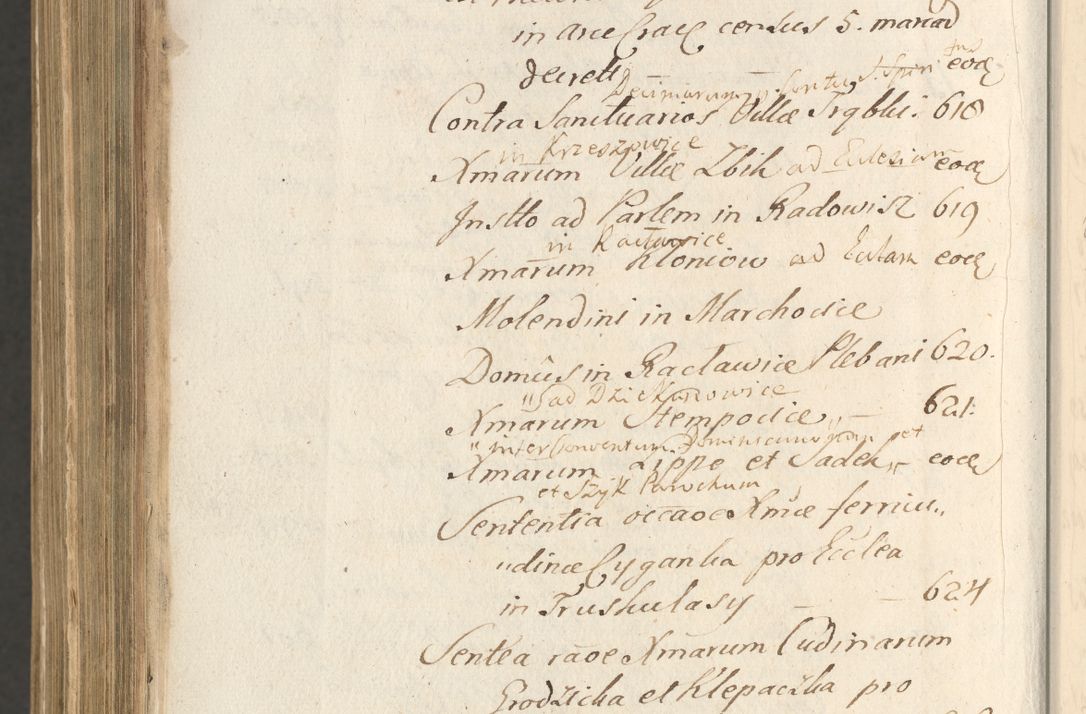Zdjęcie nr 1720 dla obiektu archiwalnego: Acta actorum, institutionum, resignationum, provisionum, decretorum, sententiarum, inscriptionum, testamentorum, confirmationum, ingrossationum, obligationum, quietationum, constitutionum R. D. Andreae Szołdrski, episcopi Kijoviensis, Gnesnensis et Posnaniensis praepositi, cantoris Cracoviensis, Vladislaviensis canonici, R. S. M. secretarii, episcopatus Cracoviensis in spiritualibus er temporalibus deputati anno 1633, 1634 et 1635