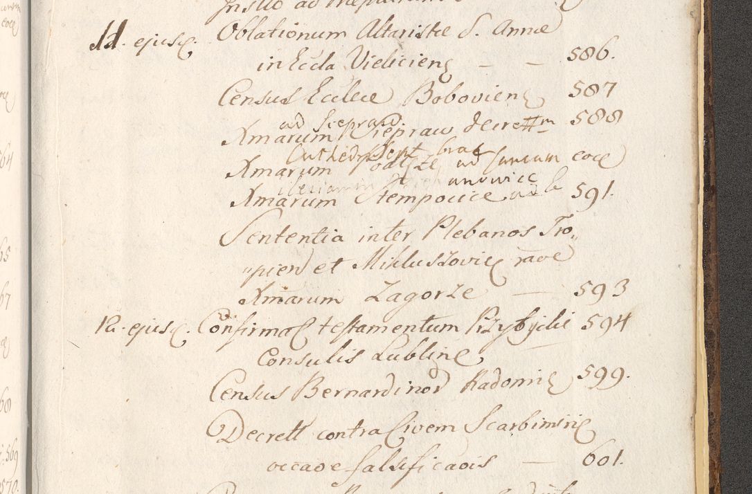 Zdjęcie nr 1719 dla obiektu archiwalnego: Acta actorum, institutionum, resignationum, provisionum, decretorum, sententiarum, inscriptionum, testamentorum, confirmationum, ingrossationum, obligationum, quietationum, constitutionum R. D. Andreae Szołdrski, episcopi Kijoviensis, Gnesnensis et Posnaniensis praepositi, cantoris Cracoviensis, Vladislaviensis canonici, R. S. M. secretarii, episcopatus Cracoviensis in spiritualibus er temporalibus deputati anno 1633, 1634 et 1635