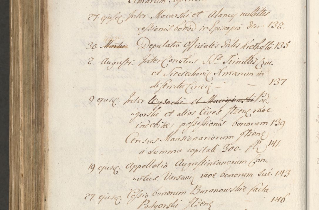 Zdjęcie nr 1702 dla obiektu archiwalnego: Acta actorum, institutionum, resignationum, provisionum, decretorum, sententiarum, inscriptionum, testamentorum, confirmationum, ingrossationum, obligationum, quietationum, constitutionum R. D. Andreae Szołdrski, episcopi Kijoviensis, Gnesnensis et Posnaniensis praepositi, cantoris Cracoviensis, Vladislaviensis canonici, R. S. M. secretarii, episcopatus Cracoviensis in spiritualibus er temporalibus deputati anno 1633, 1634 et 1635