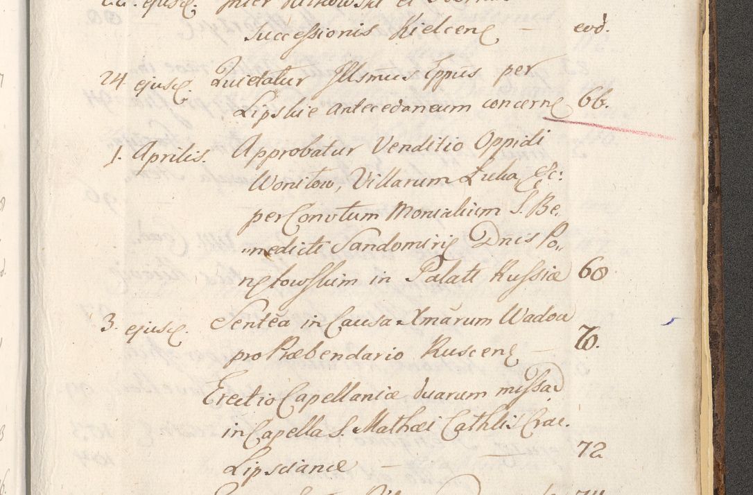 Zdjęcie nr 1699 dla obiektu archiwalnego: Acta actorum, institutionum, resignationum, provisionum, decretorum, sententiarum, inscriptionum, testamentorum, confirmationum, ingrossationum, obligationum, quietationum, constitutionum R. D. Andreae Szołdrski, episcopi Kijoviensis, Gnesnensis et Posnaniensis praepositi, cantoris Cracoviensis, Vladislaviensis canonici, R. S. M. secretarii, episcopatus Cracoviensis in spiritualibus er temporalibus deputati anno 1633, 1634 et 1635
