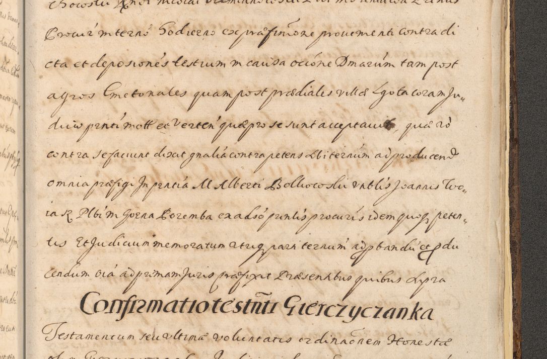 Zdjęcie nr 1691 dla obiektu archiwalnego: Acta actorum, institutionum, resignationum, provisionum, decretorum, sententiarum, inscriptionum, testamentorum, confirmationum, ingrossationum, obligationum, quietationum, constitutionum R. D. Andreae Szołdrski, episcopi Kijoviensis, Gnesnensis et Posnaniensis praepositi, cantoris Cracoviensis, Vladislaviensis canonici, R. S. M. secretarii, episcopatus Cracoviensis in spiritualibus er temporalibus deputati anno 1633, 1634 et 1635