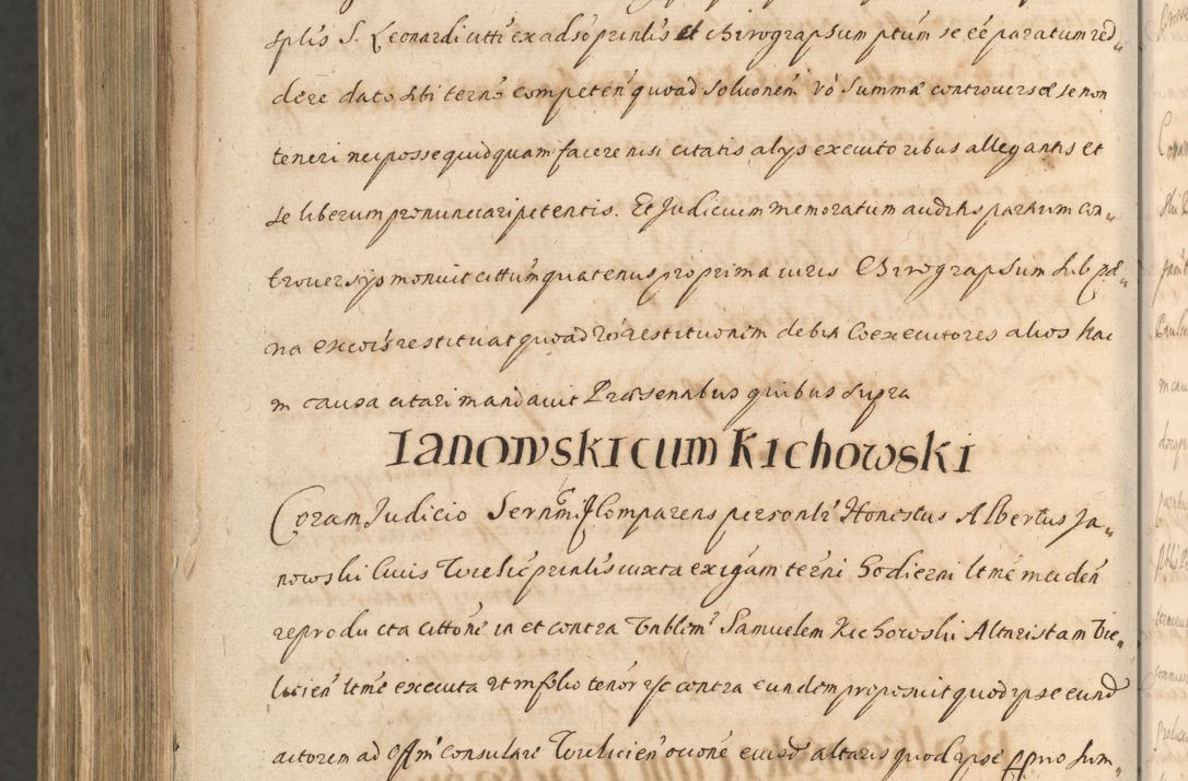 Zdjęcie nr 1688 dla obiektu archiwalnego: Acta actorum, institutionum, resignationum, provisionum, decretorum, sententiarum, inscriptionum, testamentorum, confirmationum, ingrossationum, obligationum, quietationum, constitutionum R. D. Andreae Szołdrski, episcopi Kijoviensis, Gnesnensis et Posnaniensis praepositi, cantoris Cracoviensis, Vladislaviensis canonici, R. S. M. secretarii, episcopatus Cracoviensis in spiritualibus er temporalibus deputati anno 1633, 1634 et 1635