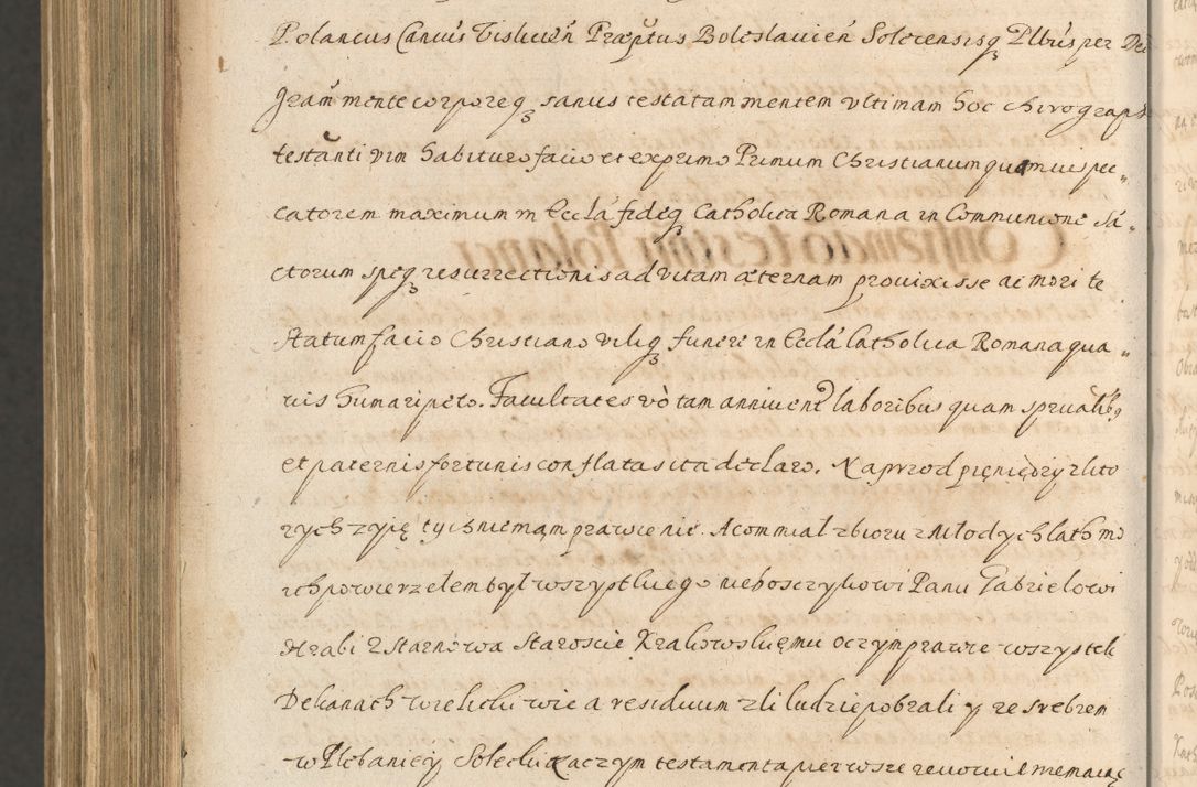 Zdjęcie nr 1678 dla obiektu archiwalnego: Acta actorum, institutionum, resignationum, provisionum, decretorum, sententiarum, inscriptionum, testamentorum, confirmationum, ingrossationum, obligationum, quietationum, constitutionum R. D. Andreae Szołdrski, episcopi Kijoviensis, Gnesnensis et Posnaniensis praepositi, cantoris Cracoviensis, Vladislaviensis canonici, R. S. M. secretarii, episcopatus Cracoviensis in spiritualibus er temporalibus deputati anno 1633, 1634 et 1635