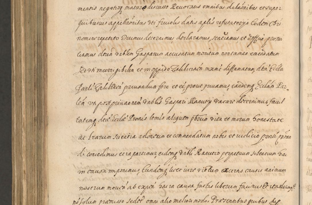 Zdjęcie nr 1674 dla obiektu archiwalnego: Acta actorum, institutionum, resignationum, provisionum, decretorum, sententiarum, inscriptionum, testamentorum, confirmationum, ingrossationum, obligationum, quietationum, constitutionum R. D. Andreae Szołdrski, episcopi Kijoviensis, Gnesnensis et Posnaniensis praepositi, cantoris Cracoviensis, Vladislaviensis canonici, R. S. M. secretarii, episcopatus Cracoviensis in spiritualibus er temporalibus deputati anno 1633, 1634 et 1635