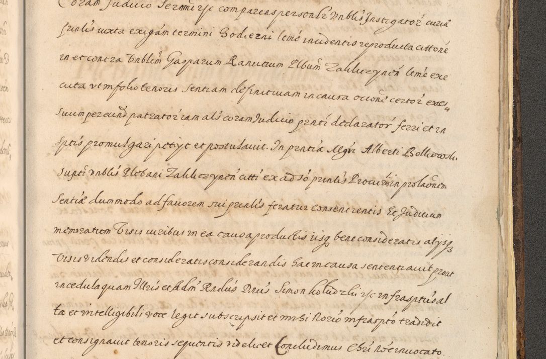 Zdjęcie nr 1673 dla obiektu archiwalnego: Acta actorum, institutionum, resignationum, provisionum, decretorum, sententiarum, inscriptionum, testamentorum, confirmationum, ingrossationum, obligationum, quietationum, constitutionum R. D. Andreae Szołdrski, episcopi Kijoviensis, Gnesnensis et Posnaniensis praepositi, cantoris Cracoviensis, Vladislaviensis canonici, R. S. M. secretarii, episcopatus Cracoviensis in spiritualibus er temporalibus deputati anno 1633, 1634 et 1635