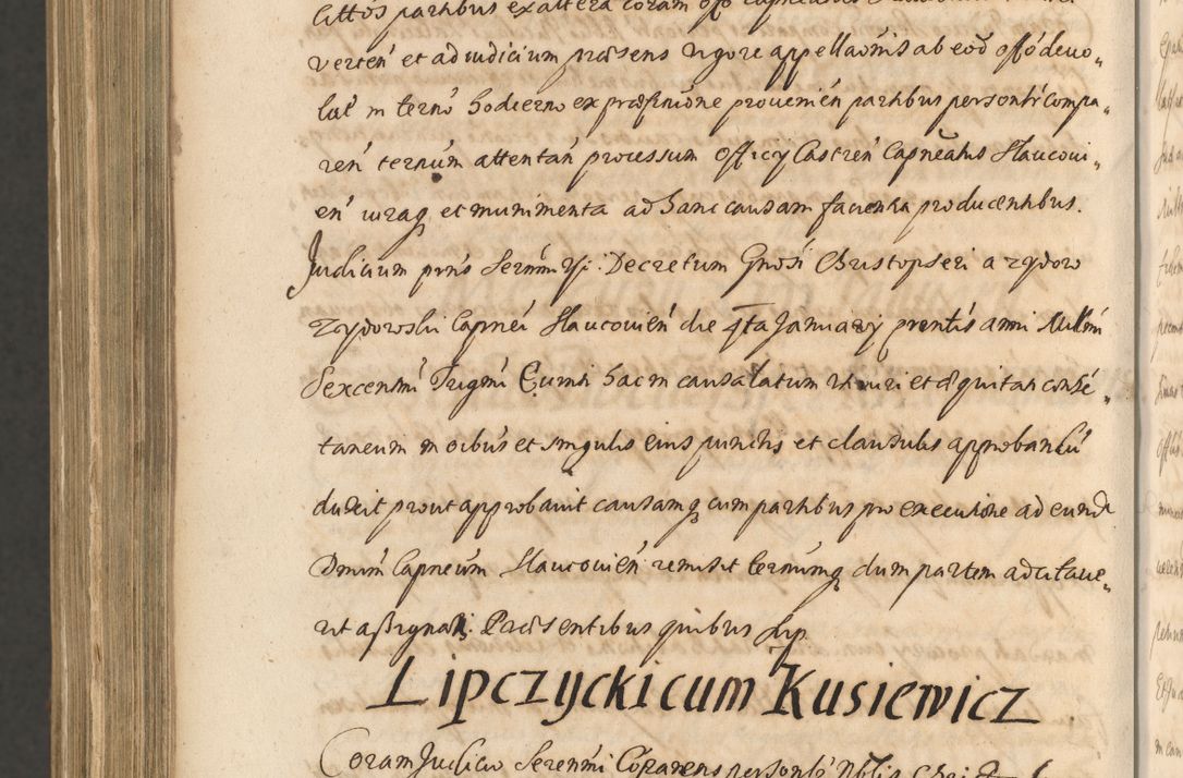 Zdjęcie nr 1664 dla obiektu archiwalnego: Acta actorum, institutionum, resignationum, provisionum, decretorum, sententiarum, inscriptionum, testamentorum, confirmationum, ingrossationum, obligationum, quietationum, constitutionum R. D. Andreae Szołdrski, episcopi Kijoviensis, Gnesnensis et Posnaniensis praepositi, cantoris Cracoviensis, Vladislaviensis canonici, R. S. M. secretarii, episcopatus Cracoviensis in spiritualibus er temporalibus deputati anno 1633, 1634 et 1635